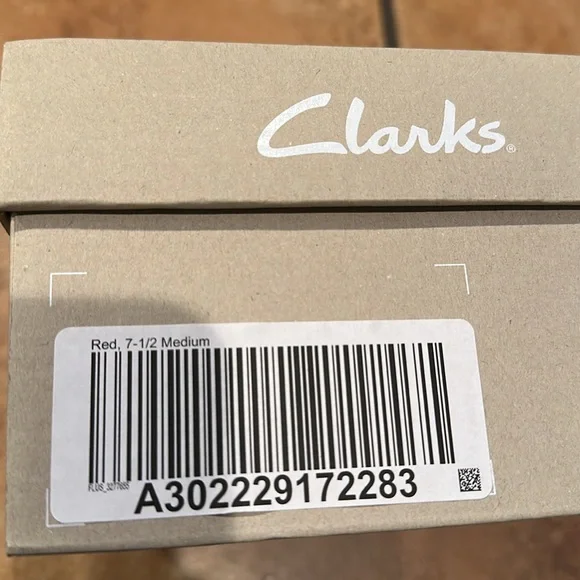 Clarks Red Espadrille Slip-Ons - Picture 2 of 8